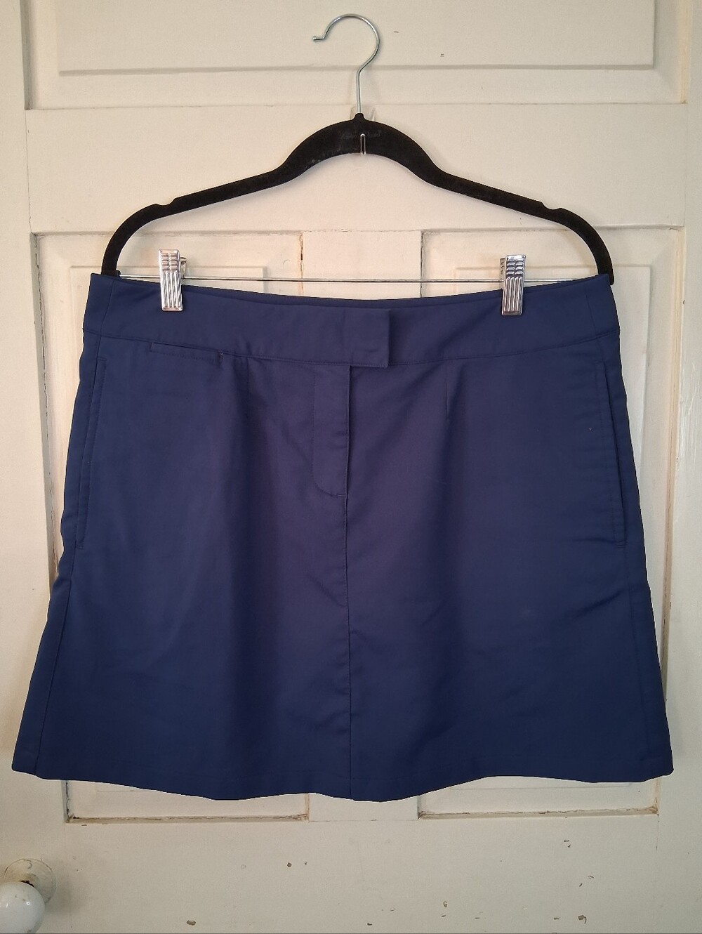 Cobra PUMA Golf Navy Blue Women's Zip Front Casual Skort Sz 10